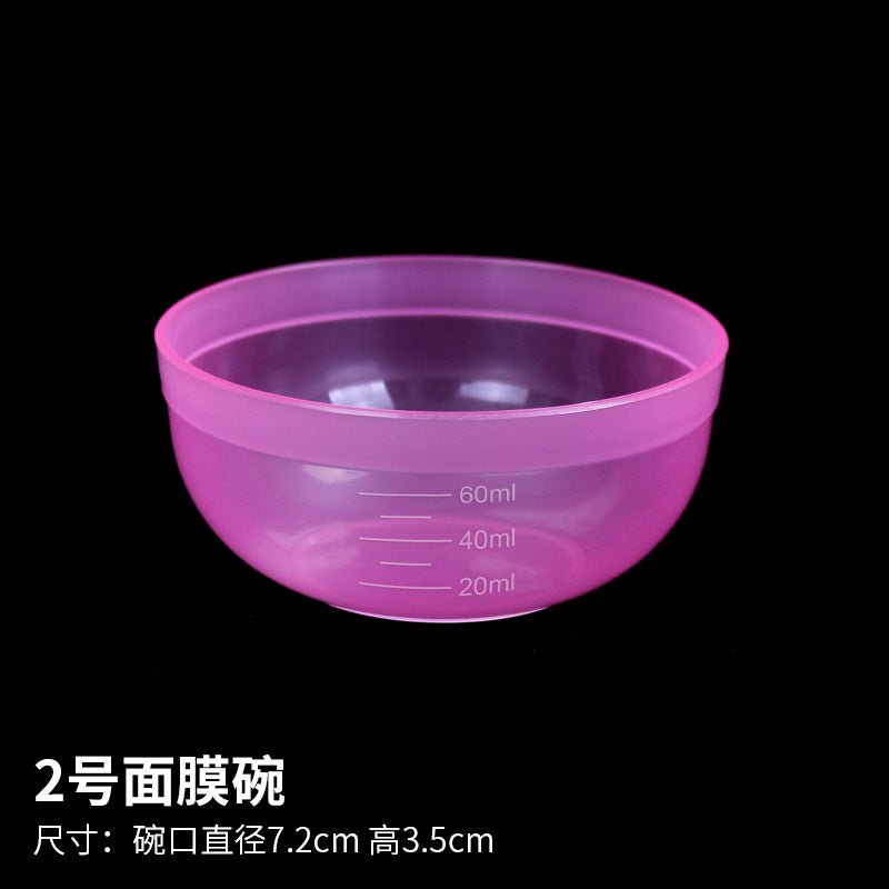 Beauty salon no. 2 mask bowl 2# diameter 72mm mask mixing bowl with scale diy plastic bowl mask tool spa small bowl