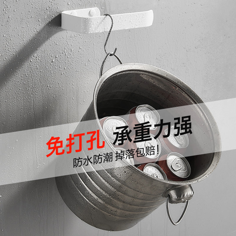 Paper towel holder, toilet non-punching space aluminum paper roll holder, toilet paper roll device, hotel engineering paper rack, wall-mounted type