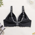 wholesale plus size women's bra laceplaid push-up anti-sagging big breasts appear small push-up plus sizeintimates