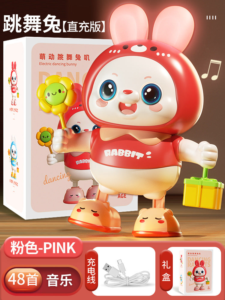 Kids' frog dancing robot toy with lights, singing, educational early learning machine, gift for boys and girls ages 0-3