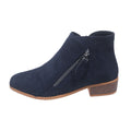 Export short boots  autumn winternew arrival cross-border pointed thick heel side zipper fashion style plus sizeboots