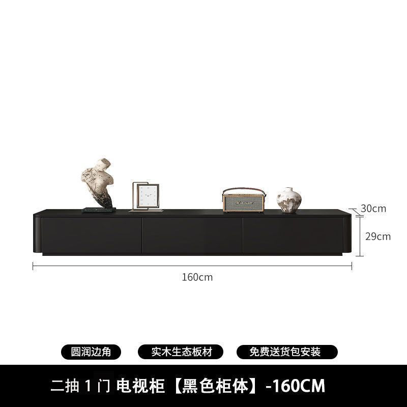 Cream style solid wood tv cabinet living room for home small apartmentaccessible luxuryclassy rounded corner combination cabinet tv cabinet floor