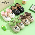 2025 new women's wedge platform clogs - summer outdoor wear, thick sole, two-wear style, chunky heel, non-slip beach sandals & slippers