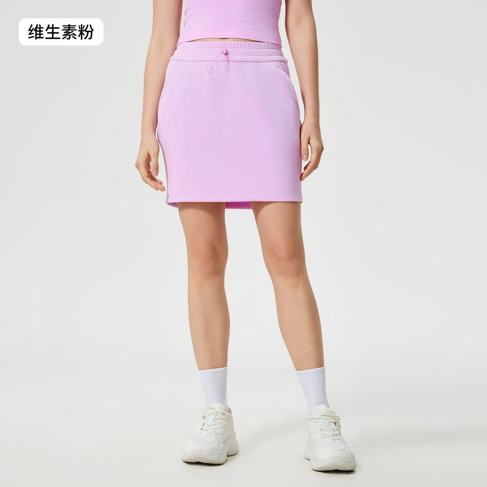 New summer sports skirt women's fitness yoga slimming midi skirt soft skin-friendly versatile tennis skirt d25026