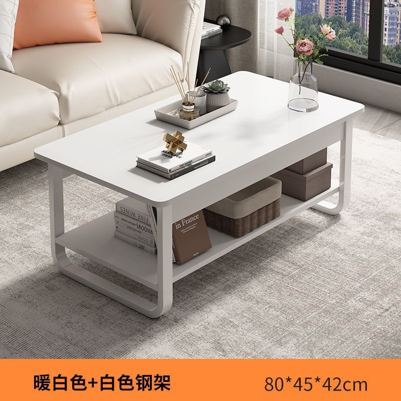 Modern minimalist tv stand for living room, compact home, floor-standing extendable 2025 new style coffee table and tv cabinet combination