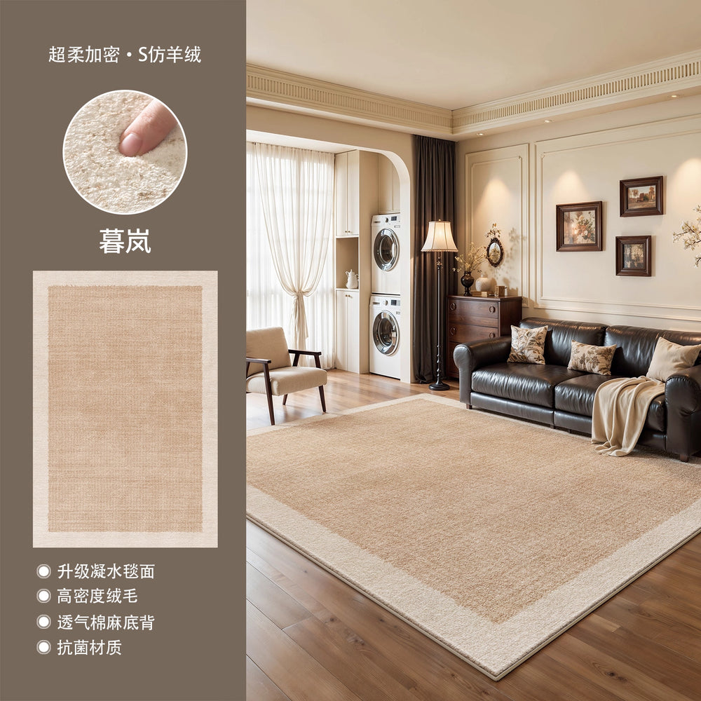Carpet living room bedroom new arrival no-wash waterproof wipeable warm layout large area full floor medieval style soundproof floor mat