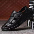 New arrival business hole cool leather shoes men's casual wedding groom british sandals summer breathable youth pointed toe men's shoes