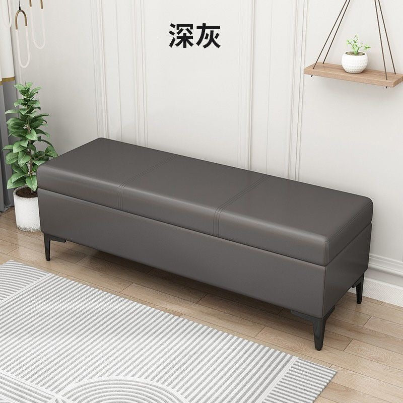 Simple storage stool storage stool box clothing store sofa stool foot stool for home shoe changing stool solid wood stool