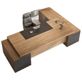 Boss desk office chair combination casual modern president desk executive table supervisor manager desk accessible luxury furniture