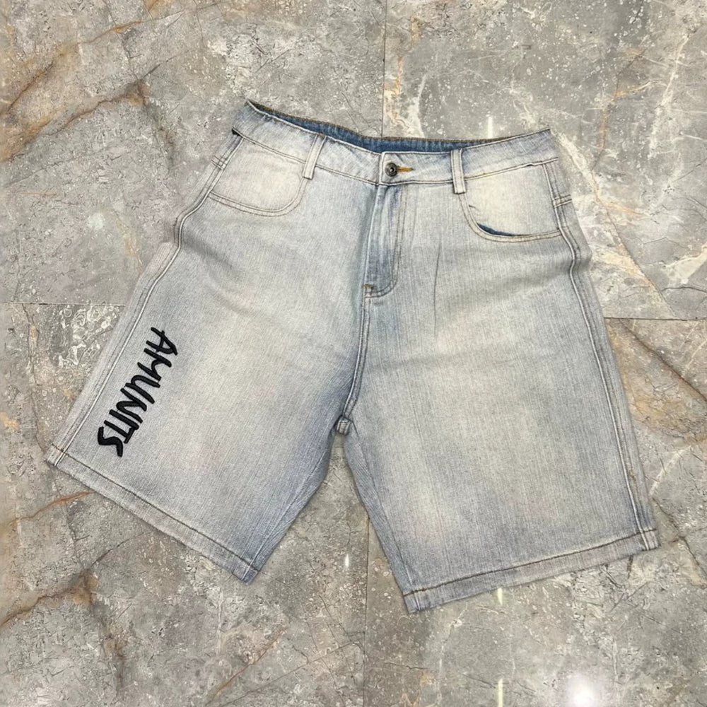 Men's plus size denim shortsmen's denim shortsin stockjeans wholesale jeans