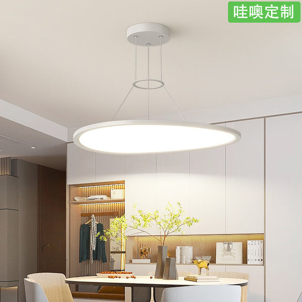 [Wow] Minimalist ultra-thin chandelier, simple modern headlight study bedroom home eye protection Zhongshan chandelier