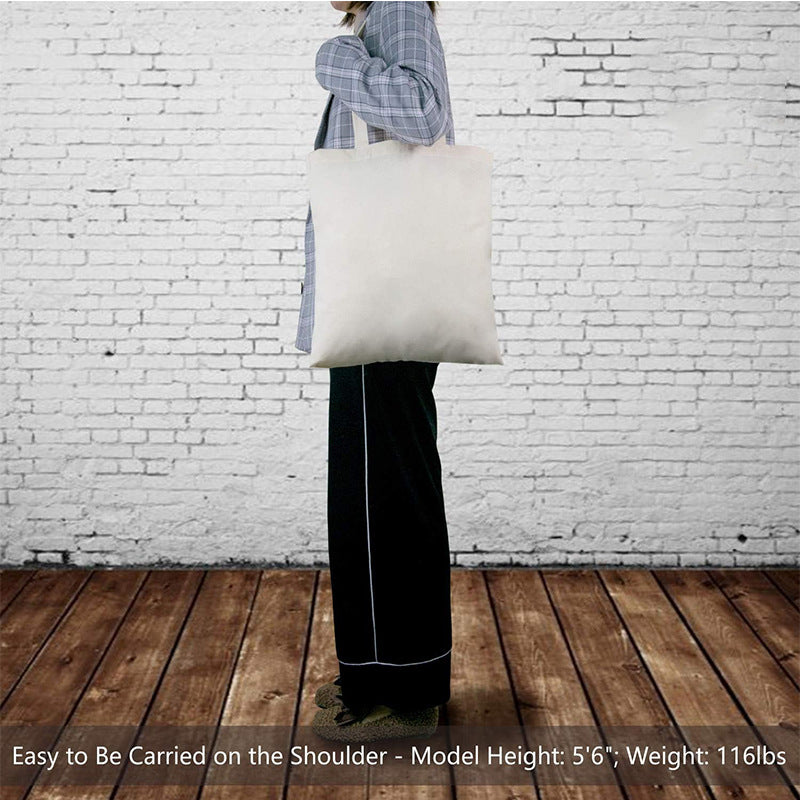 Shopping bag Large capacity foldable storage Travel portable environmentally friendly grocery shopping bag Thickened portable simple cloth bag