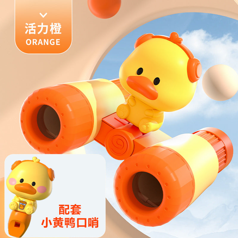 Kids' binoculars toy - high-definition outdoor telescope for children - magnifying glass for boys and girls - portable birthday gift