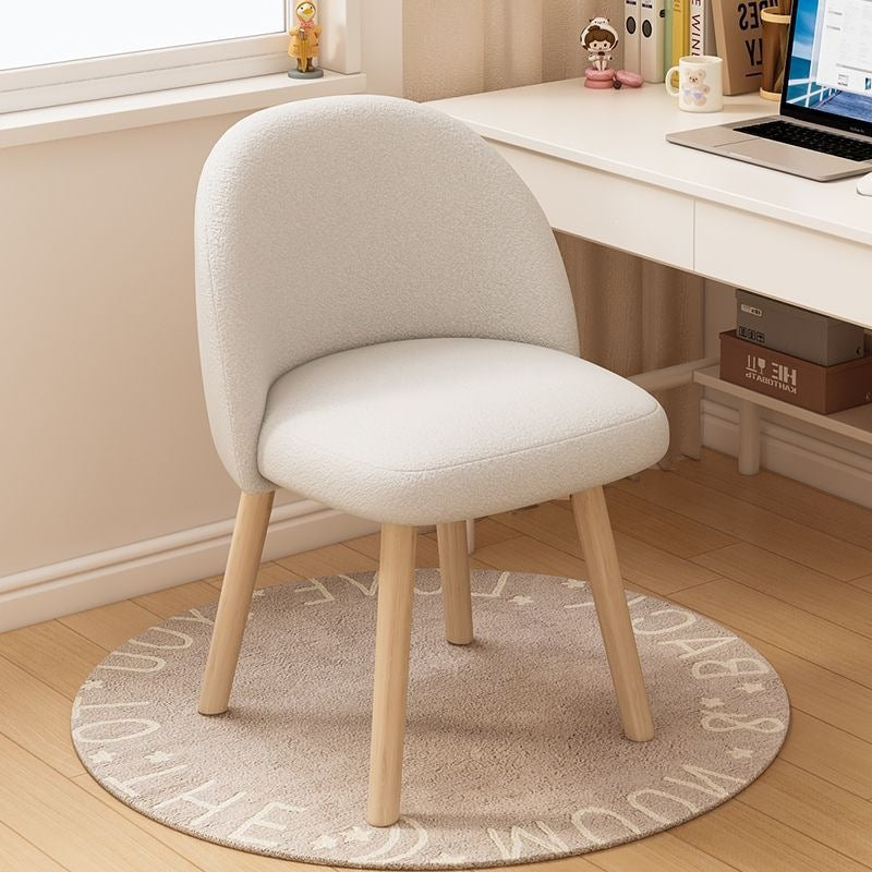 Computer chair for homesolid wood dining chair casualsittingplaid study desk stool girl bedroom makeup chair designer