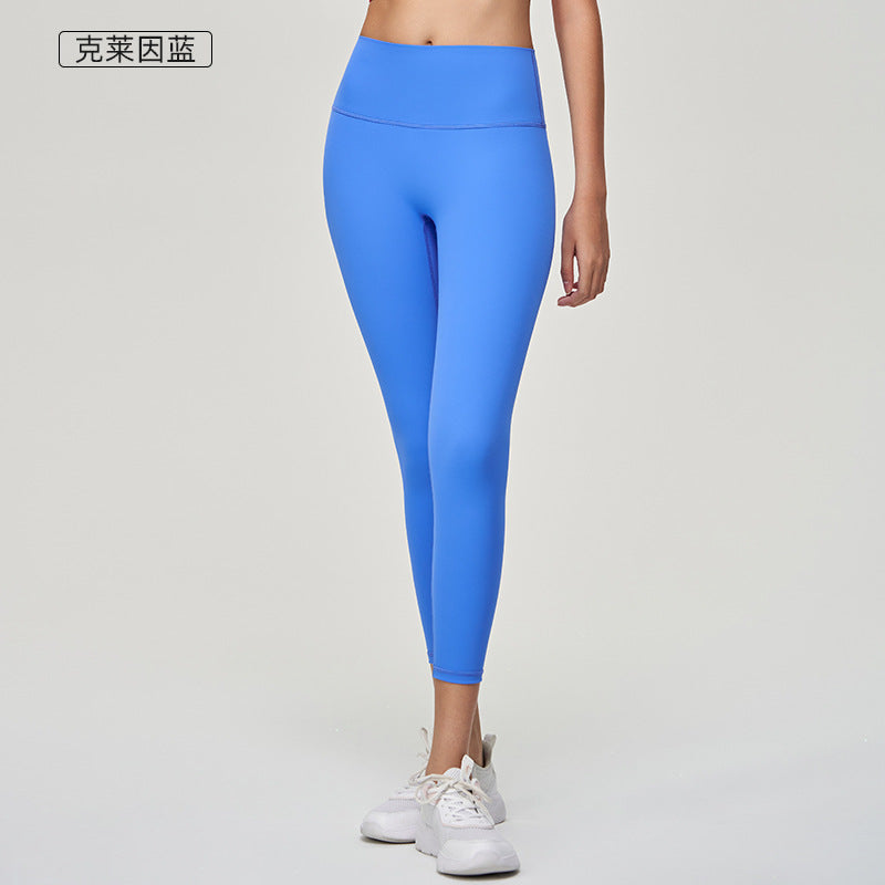 No awkward line, comfortable yoga pants for women, high waist, tummy control, sports tight, running, fitness, yoga wear, cycling pants