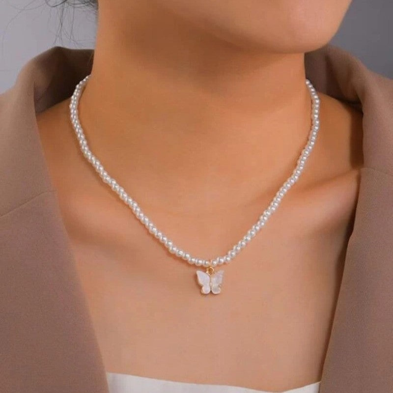 2025 fall/winter vintage pearl sweater necklace - new women's trendy, light luxury, niche design, instagrammable minimalist clavicle necklace