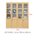[oak color] 4-door file cabinet