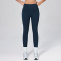 Amazon's new flap pocket pants yoga pants tight elastic shaping sports pants women's high waist belly control butt lift fitness pants