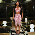 Red polka dot three-piece set