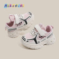 spring new children's athletic shoes, breathable mesh boys' running shoes, soft sole girls' chunky sneakers, ages 1-6