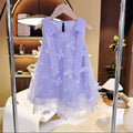 Girls' summer dress - new  fashionable sequin dress for kids, baby princess tulle skirt, trendy style