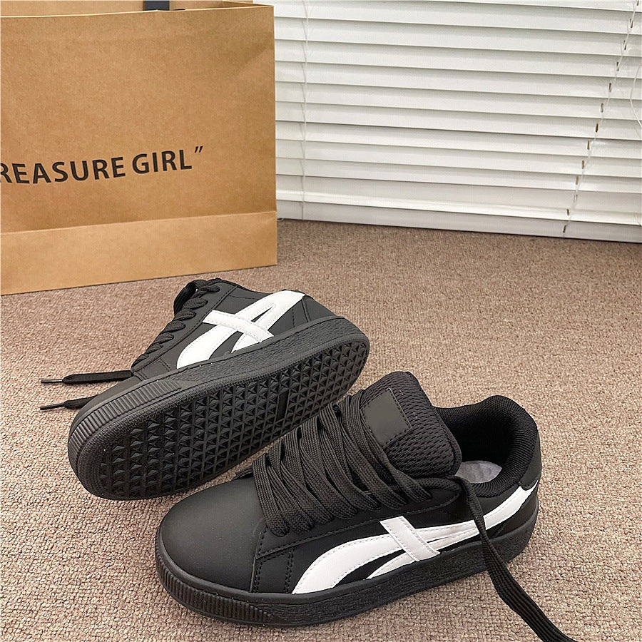 Thick solewhite shoes women's shoes 2026new arrival spring summereasiest for matchk-styleheight increasingcasual sports best sellingplatform shoes