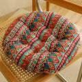 Bedroom cotton linen futon tatami lazy cushion floor round breathable lazy chair mat summer thickened