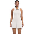 Naked new arrival tight slimming look yoga sports jumpsuit tennis skirt women's outdoor running fitness wear lapel suit