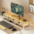 Computer elevated stand, e-sports room desktop storage rack, monitor bottom support rack, workstation long laptop stand