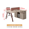 Saint li staff office desk and chair set - minimalist computer desk, employee desk, office workstation