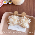 Vacation style exaggerated perm edge flower earrings for women niche styleclassy summer earrings unique stylish face small earrings