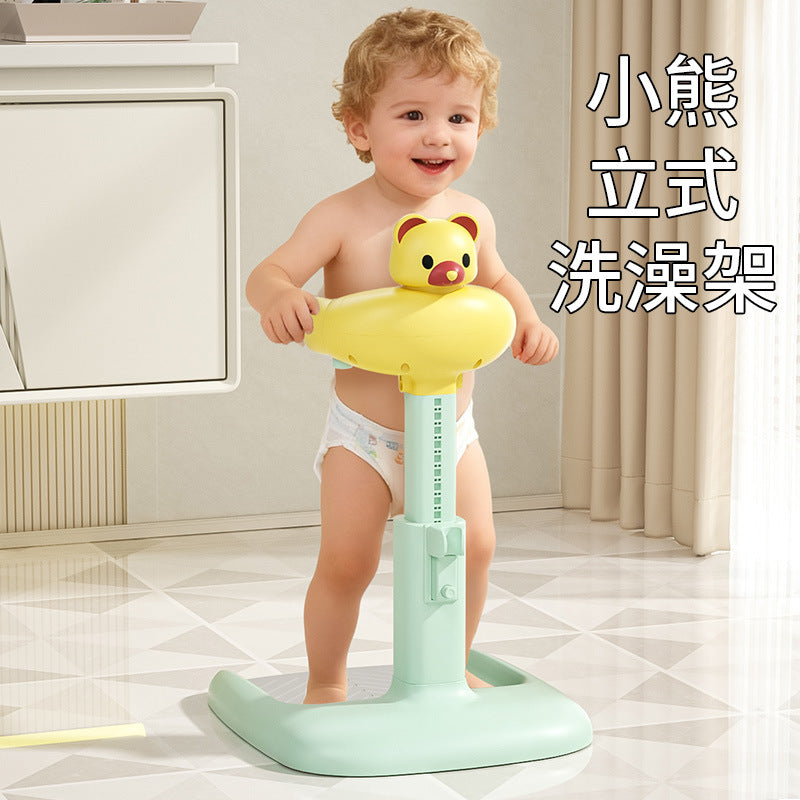 Infant and toddler bath baby standing bath handy gadget bath tub shower table shampoo butt handy gadget