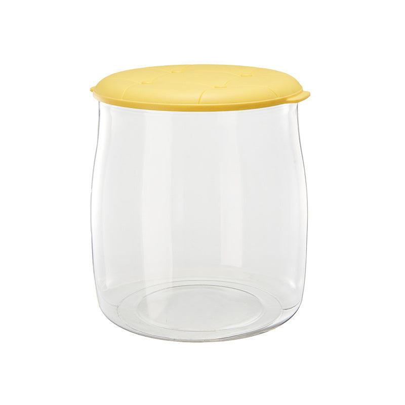 New transparent storage plastic stool - large capacity home toy storage box - clear storage ottoman with seating