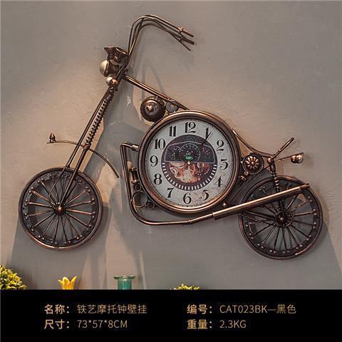Loft industrial style wall decorations indoor wall bar creative iron bicycle soft decoration pendant