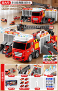 New multi-functional rescue fire truck ride-on car - realistic alloy model - toy for boys and girls - birthday gift