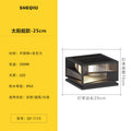 Outdoor solar post cap lights - garden, patio, villa gate, and fence lighting - waterproof post cap lights