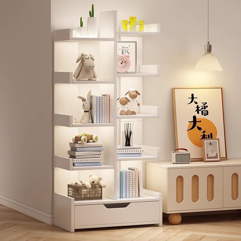 Bookshelf floor-standing storage rack simple small bookshelf for homepopular book storage rack display shelf living room storage rack