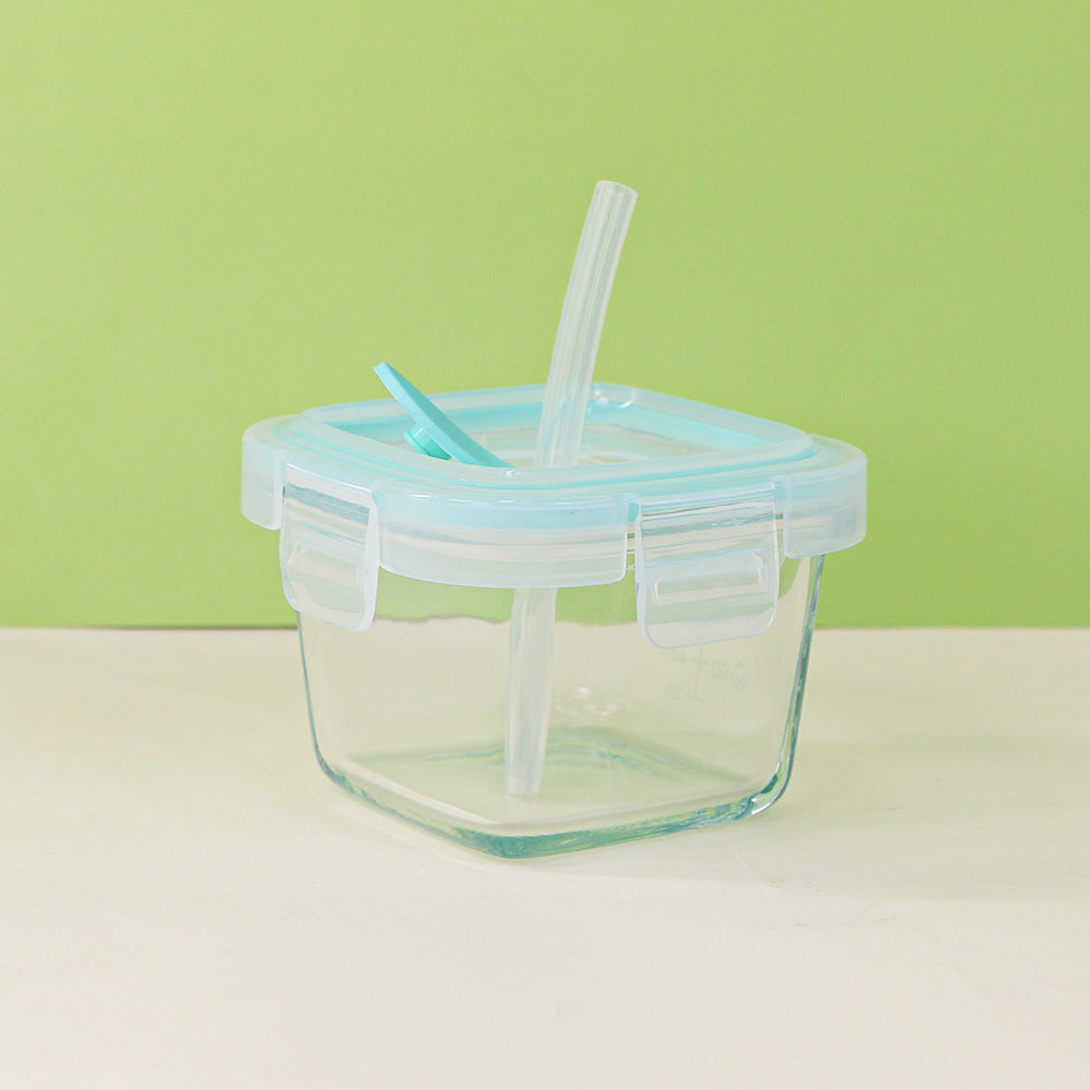 Mini food storage containers, food-grade thickened airtight baby food compartments, kids' home storage square divided boxes - wholesale