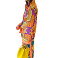 European and american style loose-fit printed long-sleeve shirt ethnic-inspired casual fashion set - custom design and manufacturing available