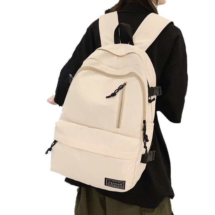 Backpack wind school bag college student college wind large capacity travel backpack commuter computer bag neutral