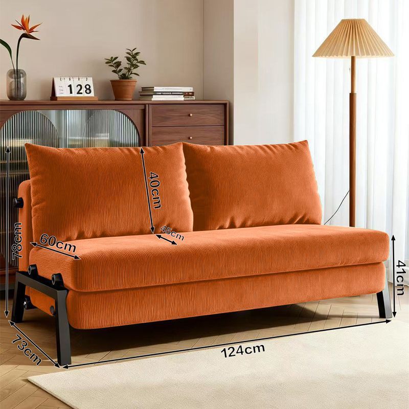 New trendy sofa bed: convertible folding sofa bed, multifunctional for home living room or balcony, single person expandable folding bed