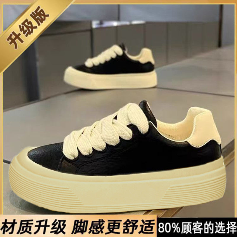 Popular hot-selling men's shoes 2026 summer new trendy brand high-end handsome casual thick-soled sneakers breathable flat shoes