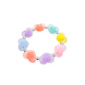 Dopamine candy color heart beaded bracelet - trendy, sweet, and versatile style for women - hot girl inspired jewelry