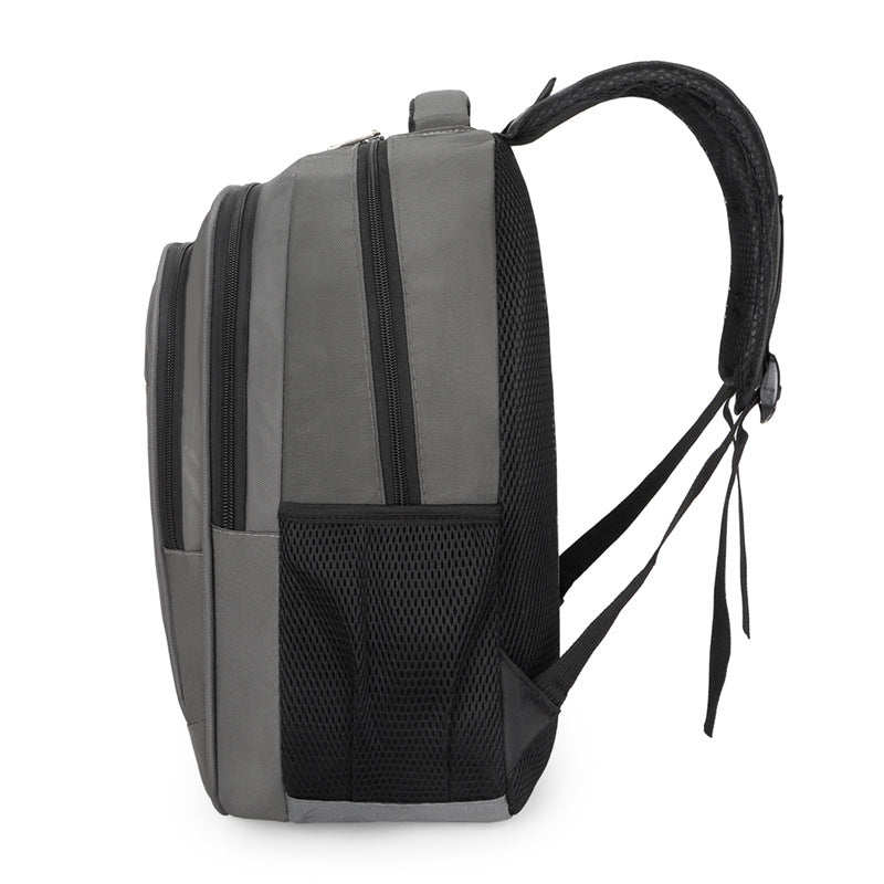 Cross-border backpack men's casual backpack outdoor travel bag computer bag middle and high school student schoolbag custom printed logo bag