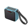 Dx-97 bluetooth speaker: mini, portable, multifunctional radio with recording, card playback, and timer