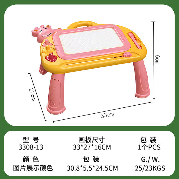 Cross-border explosive children's color magnetic drawing board children's early education graffiti dismantling detachable writing board painting toy