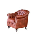 American retro tiger chair casual hotel bar cafe clothing store industrial style pull button single sofa chair