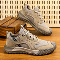 Men's 2026 spring new outdoor construction work shoes, trendy workwear sneakers, anti-slip, wear-resistant, lightweight hiking shoes for men