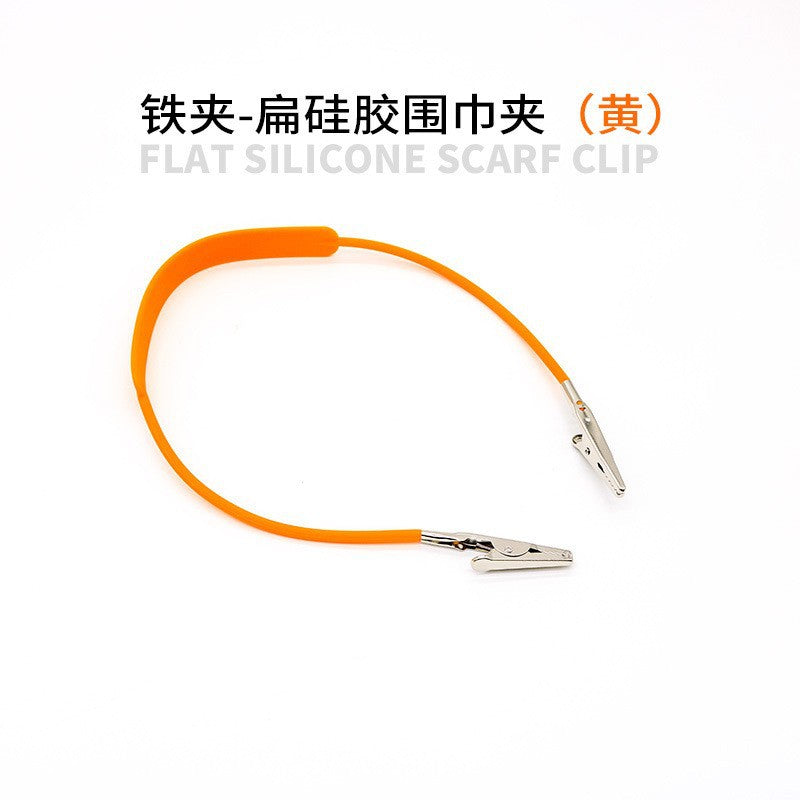 Dental Silicone Scarf Clip Special Oral Dental Disposable Apron Clip High Temperature Sterilization Scarf Clip