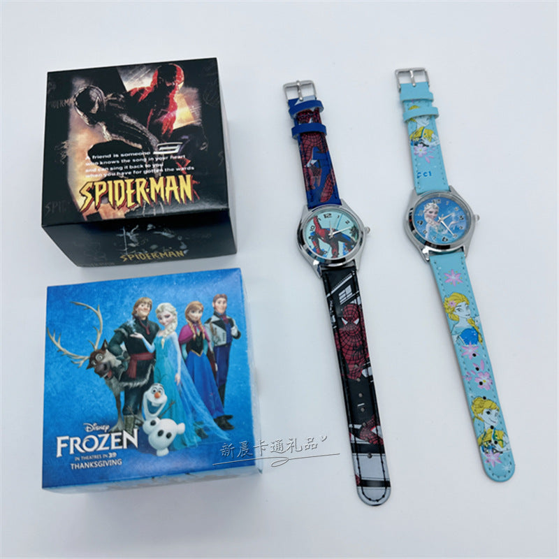 Factory direct boxed cartoon watches wholesale - kids' watches, student timepieces, cartoon anime watches - dropshipping available